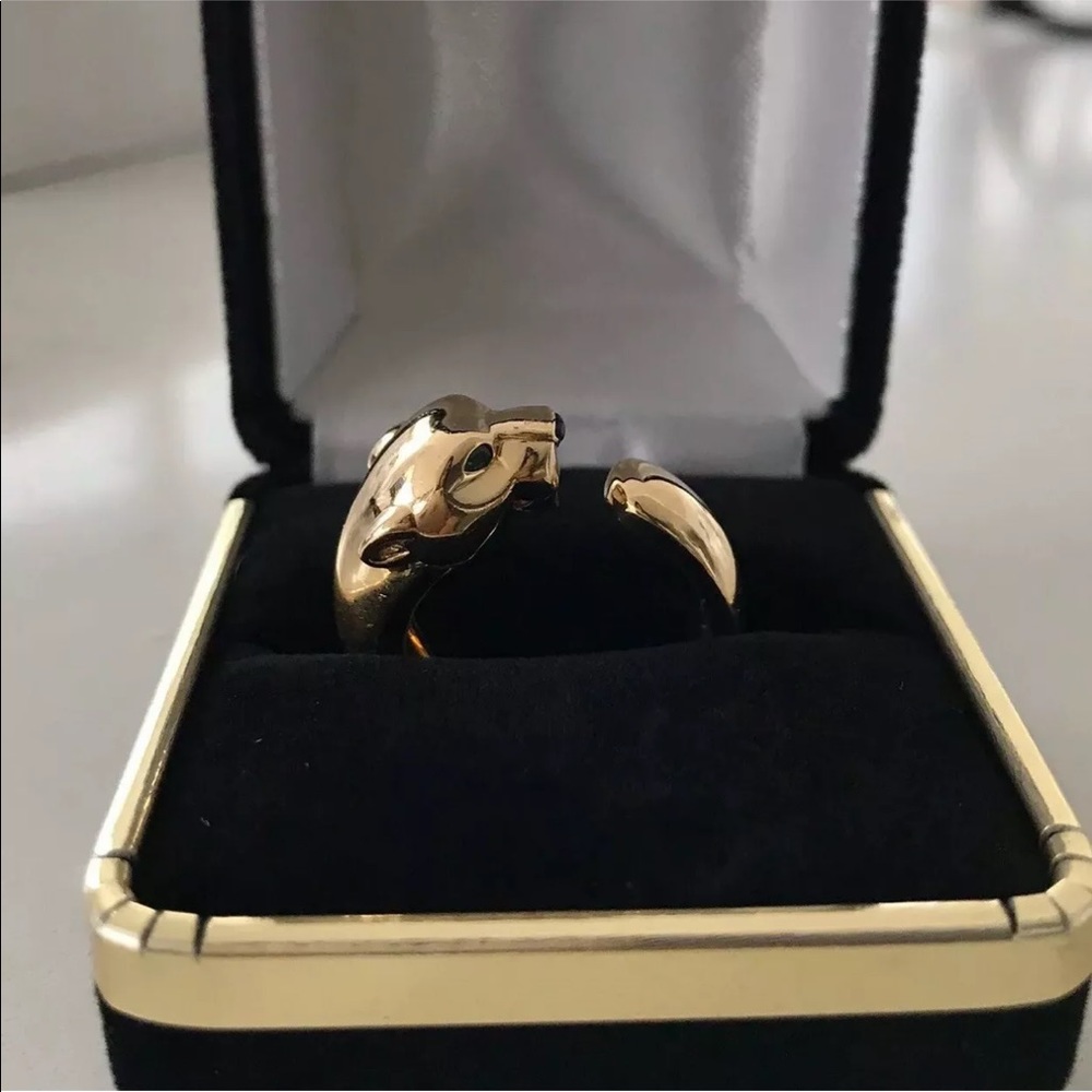 Cartier Panther / Panthere Ring, 18K, Size 56